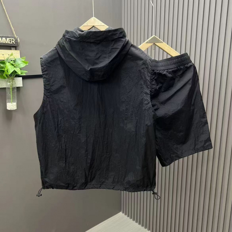Set 2 Potong Tanpa Lengan Berk - Mens Fashion Zip Up ulasan dan harga
