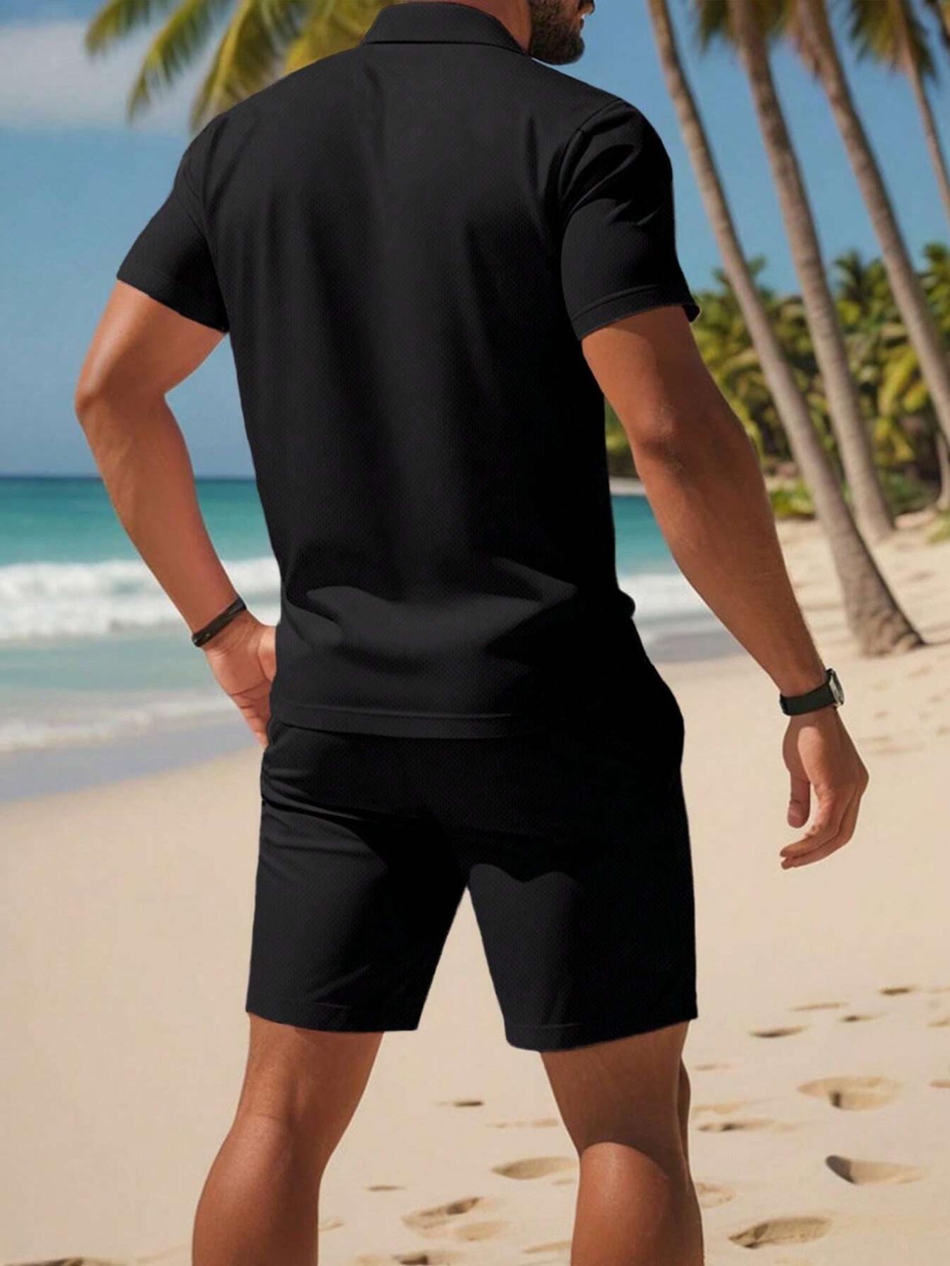 Set Kaos Polo Pria Musim Panas - Men'S Fashion Essentials ulasan dan harga