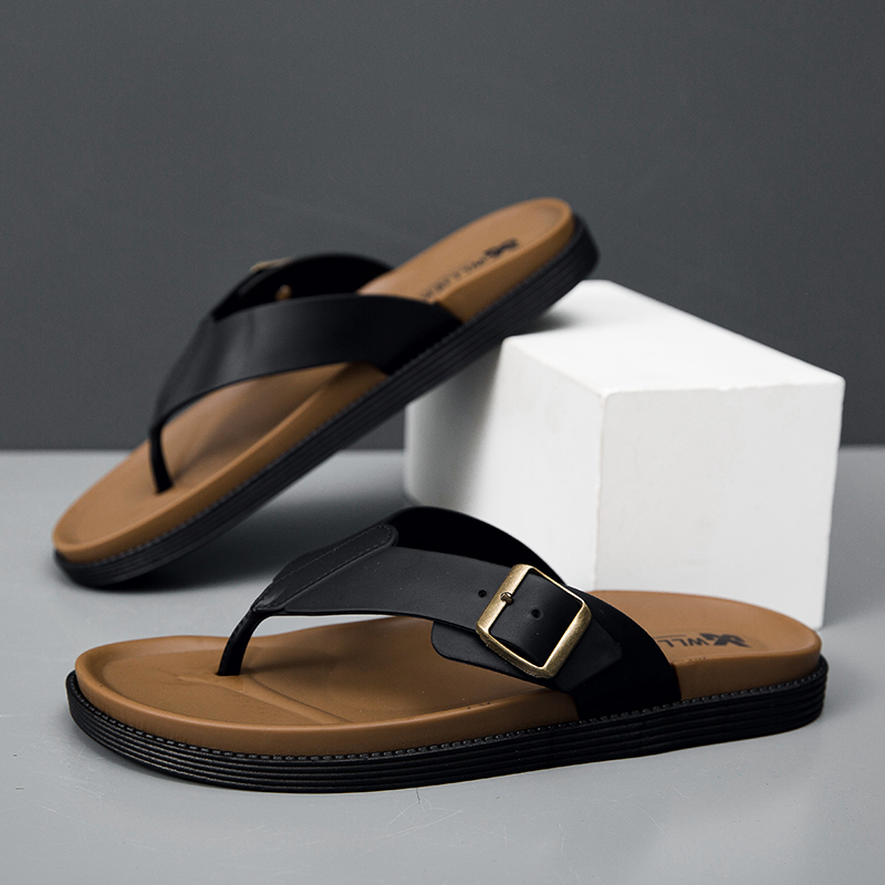 Sandal Jepit Pria Gaya Korea T - Men Fashion Korean Style ulasan dan harga