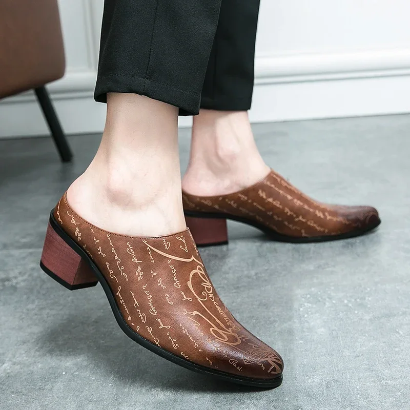Sepatu Kasual Pria Hak 4CM Sep - Mens Fashion Zapatos ulasan dan harga
