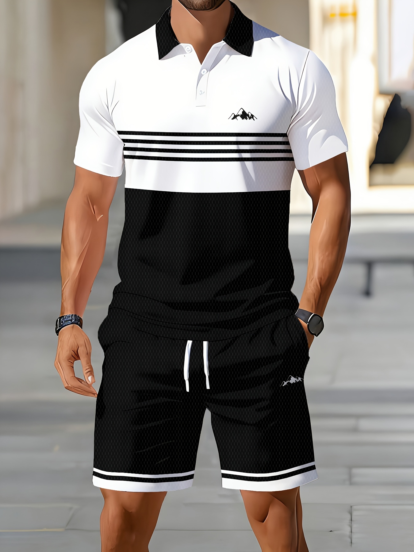 Set Kaos Polo Pria Musim Panas - Men'S Fashion Polo ulasan dan harga