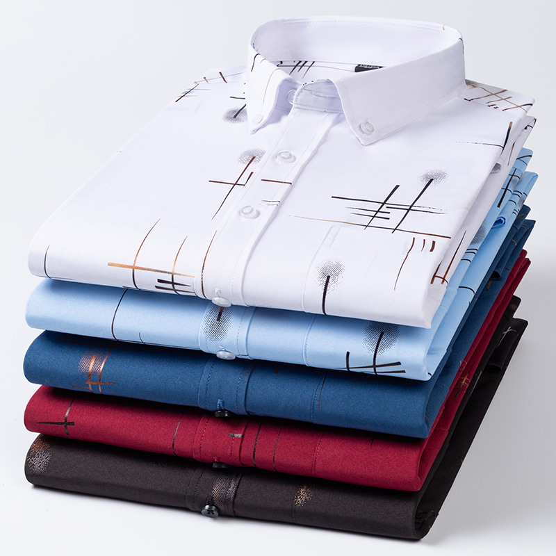Kemeja pria anti-besi, baju bi - Dress Shirt Non-Iron ulasan dan harga