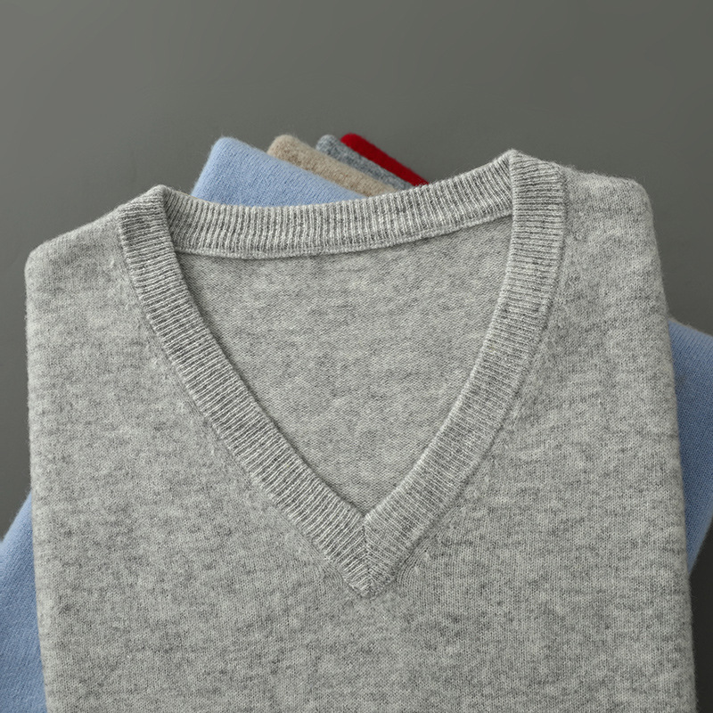 Sweter Kasmir Pria Kerah V Mus - Knitted Cardigan Men ulasan dan harga