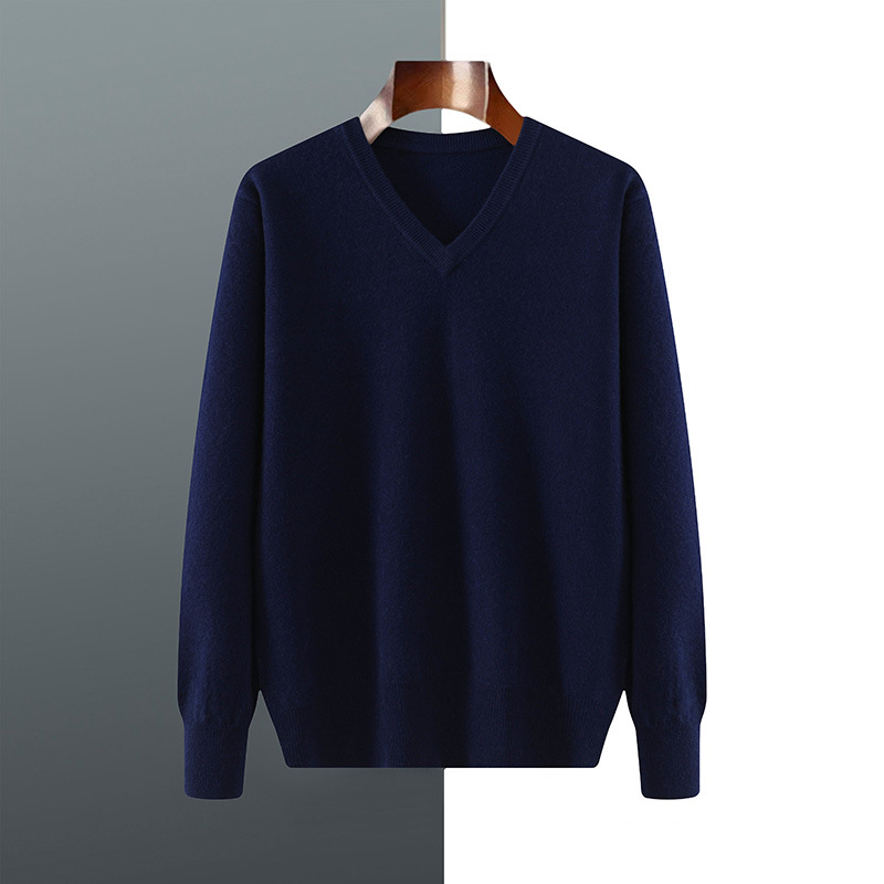 Sweter Kasmir Pria Kerah V Mus - Knitted Cardigan Men ulasan dan harga
