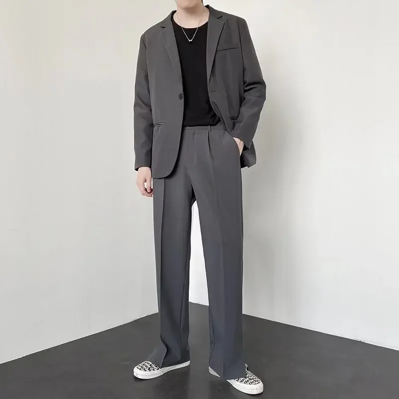 Celana Jas Pria Model Lurus da - Men Fashion Korean Style ulasan dan harga