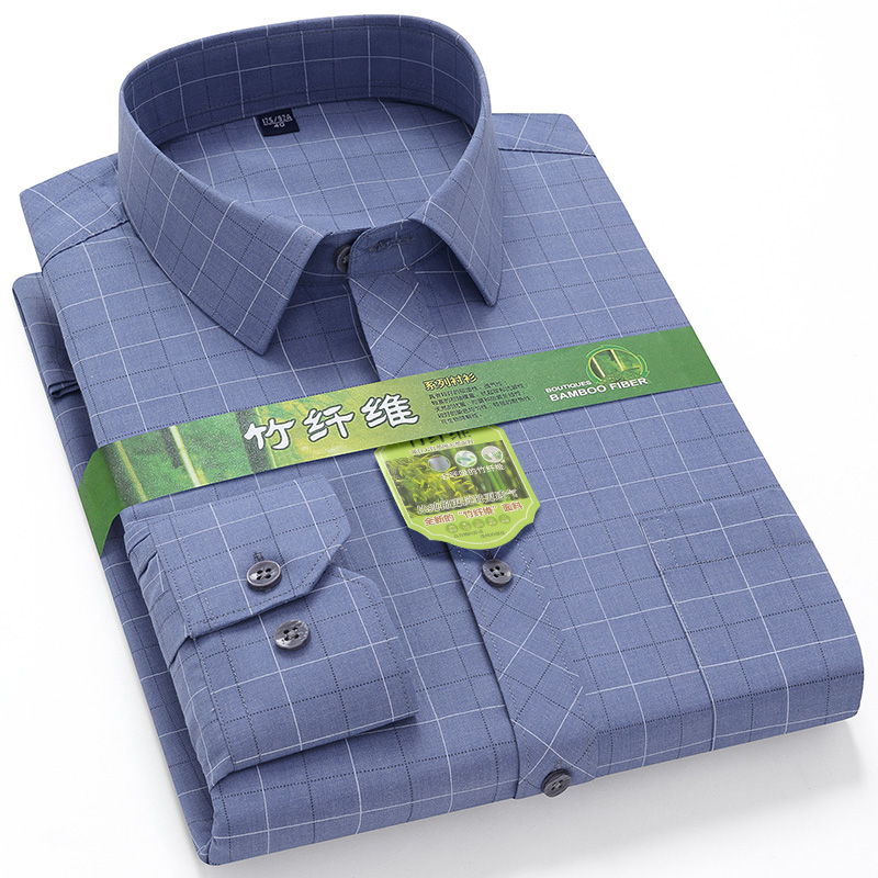 Kemeja Serat Bambu Pria Ukuran - Dress Shirt Non-Iron ulasan dan harga